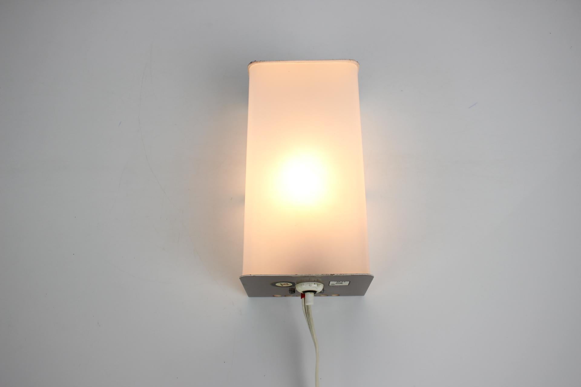 Mid-Century Table or Wall Lamp/ Pokrok Žilina, 1960's In Good Condition For Sale In Praha, CZ