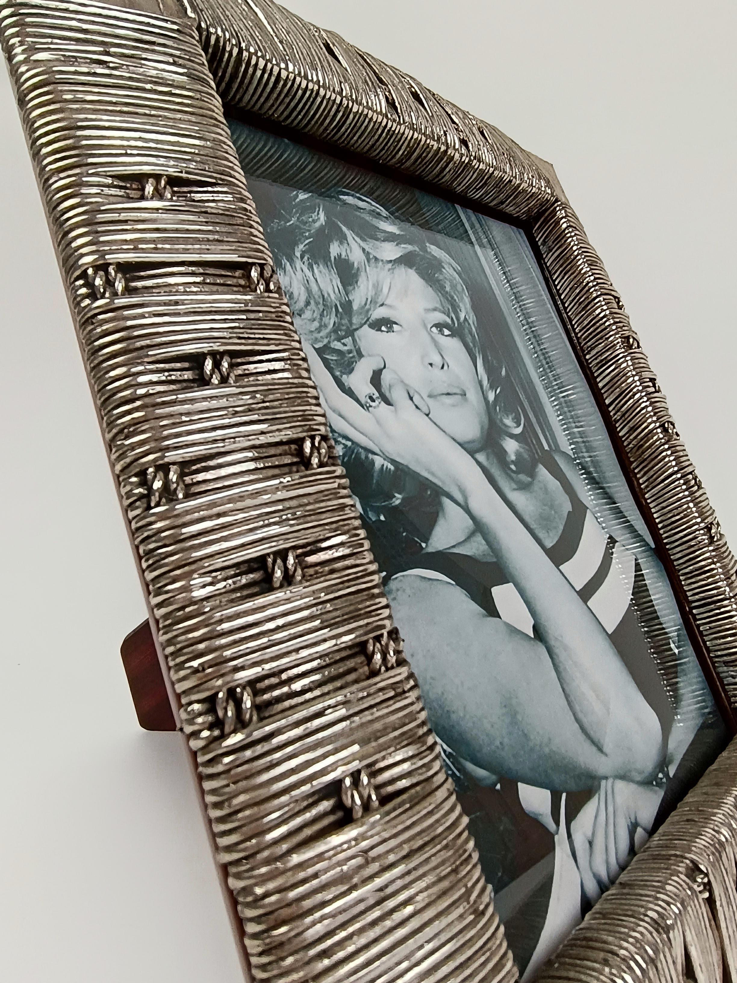 vintage metal picture frames made in italy