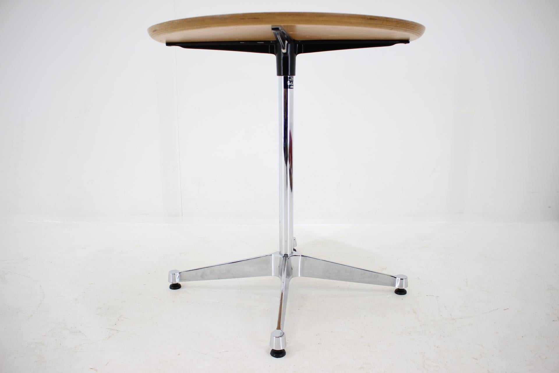 Late 20th Century Midcentury Table Vitra Ray and Charles Eames, 1980s For Sale
