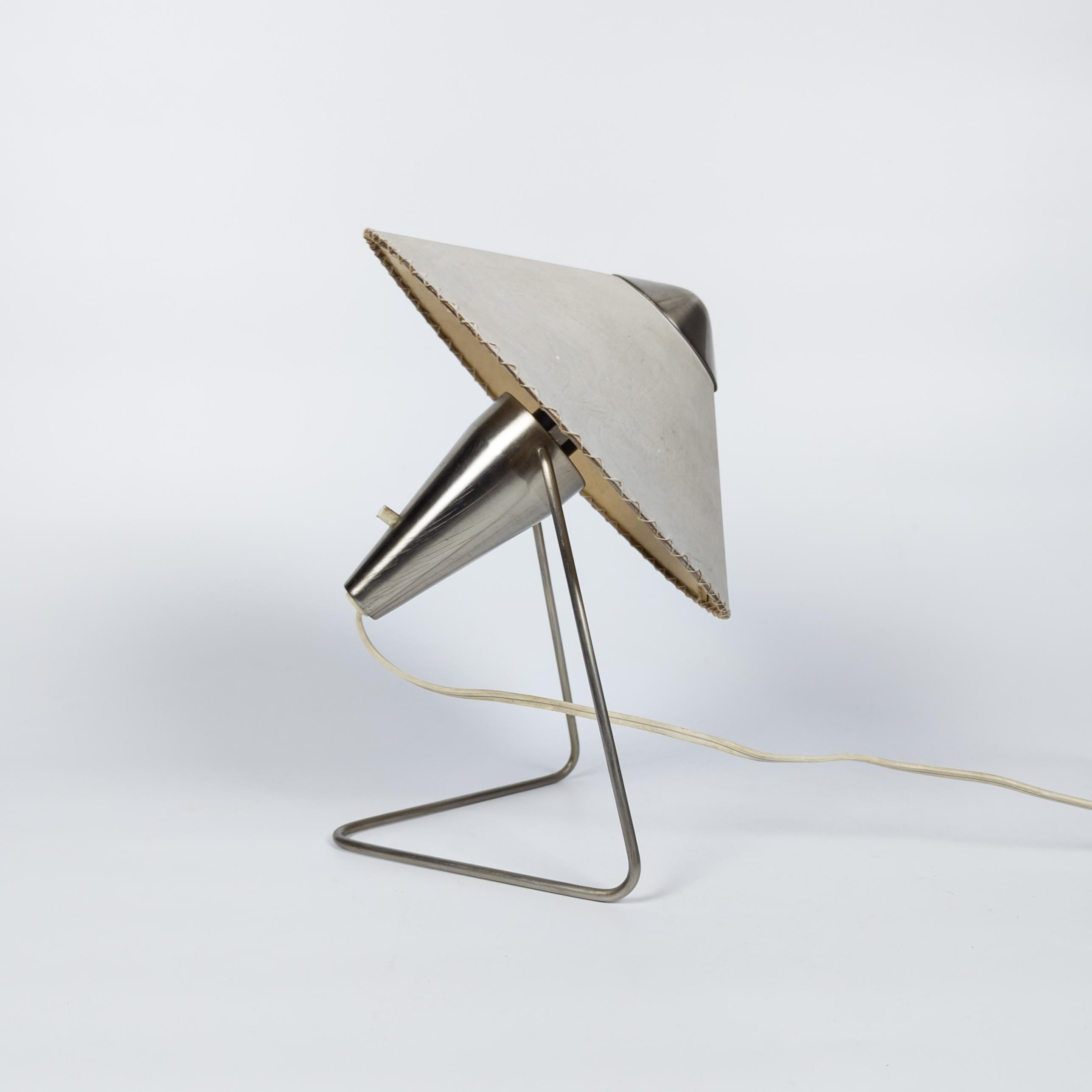 Steel Midcentury Table / Wall Lamp by Helena Frantova for Okolo For Sale