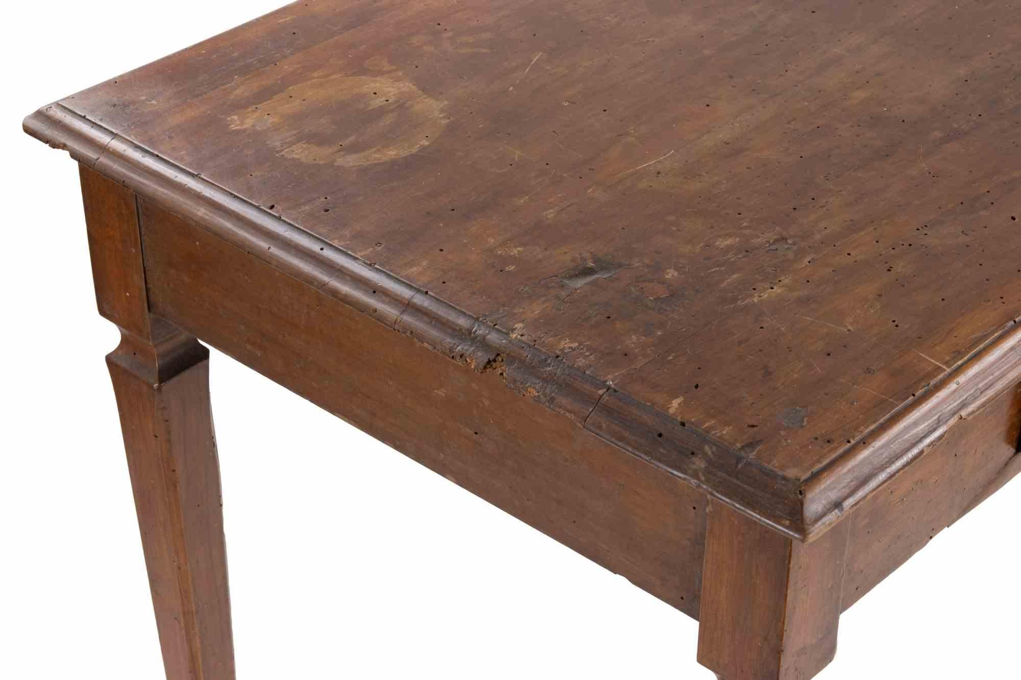Table du milieu du siècle dernier  Roues,  Italie, 19e siècle Bon état - En vente à Roma, IT