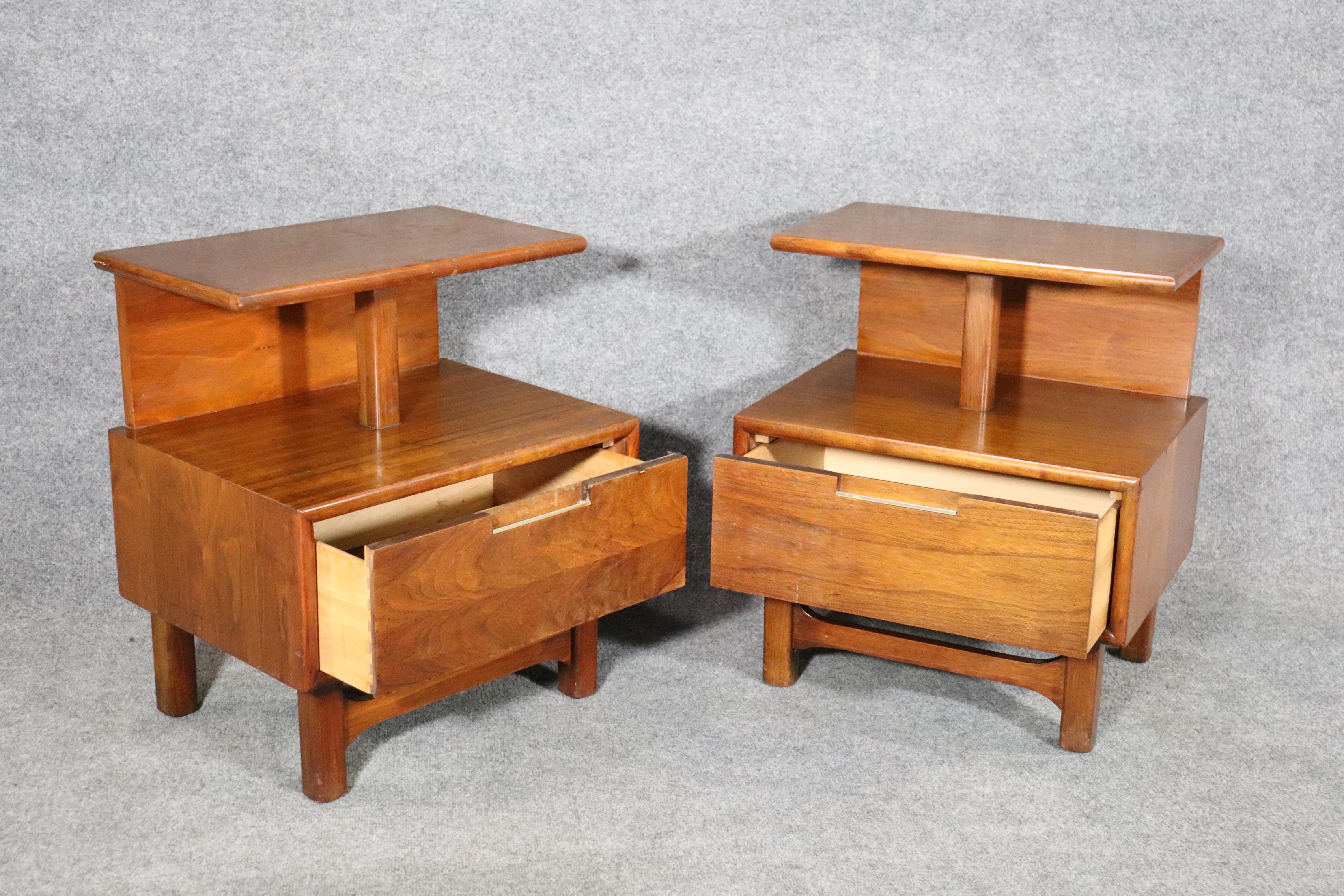 Walnut Mid-Century Tables by Cavalier For Sale