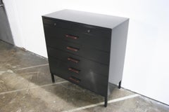 Midcentury Tall Dresser by Paul McCobb circa 1960 Perimeter Group Black Rare
