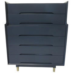 Midcentury Tall Dresser / Chest from the Beverly Hills Ensemble by T. Walczer