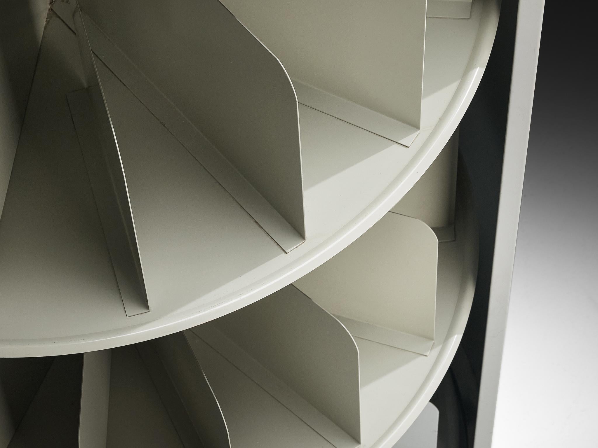 Mid-20th Century Mid-Century Tall Filing Archive Cabinets in Steel For Sale