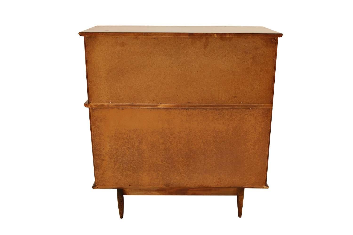 Midcentury Tall High Boy Dresser United Furniture 1