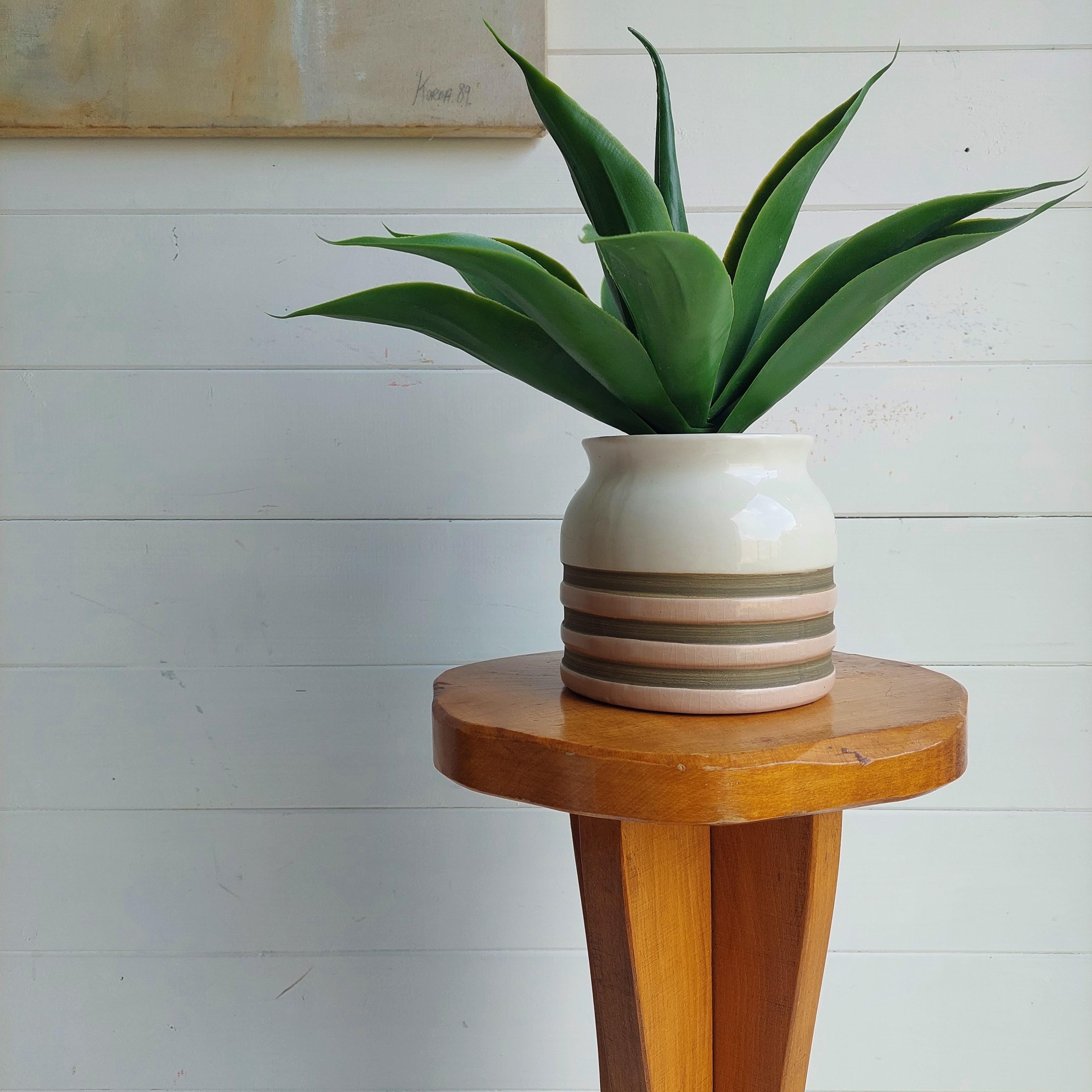 British Mid Century Tall Side Table Gueridon Plant Holder Brutalist organic pedestal 50s For Sale