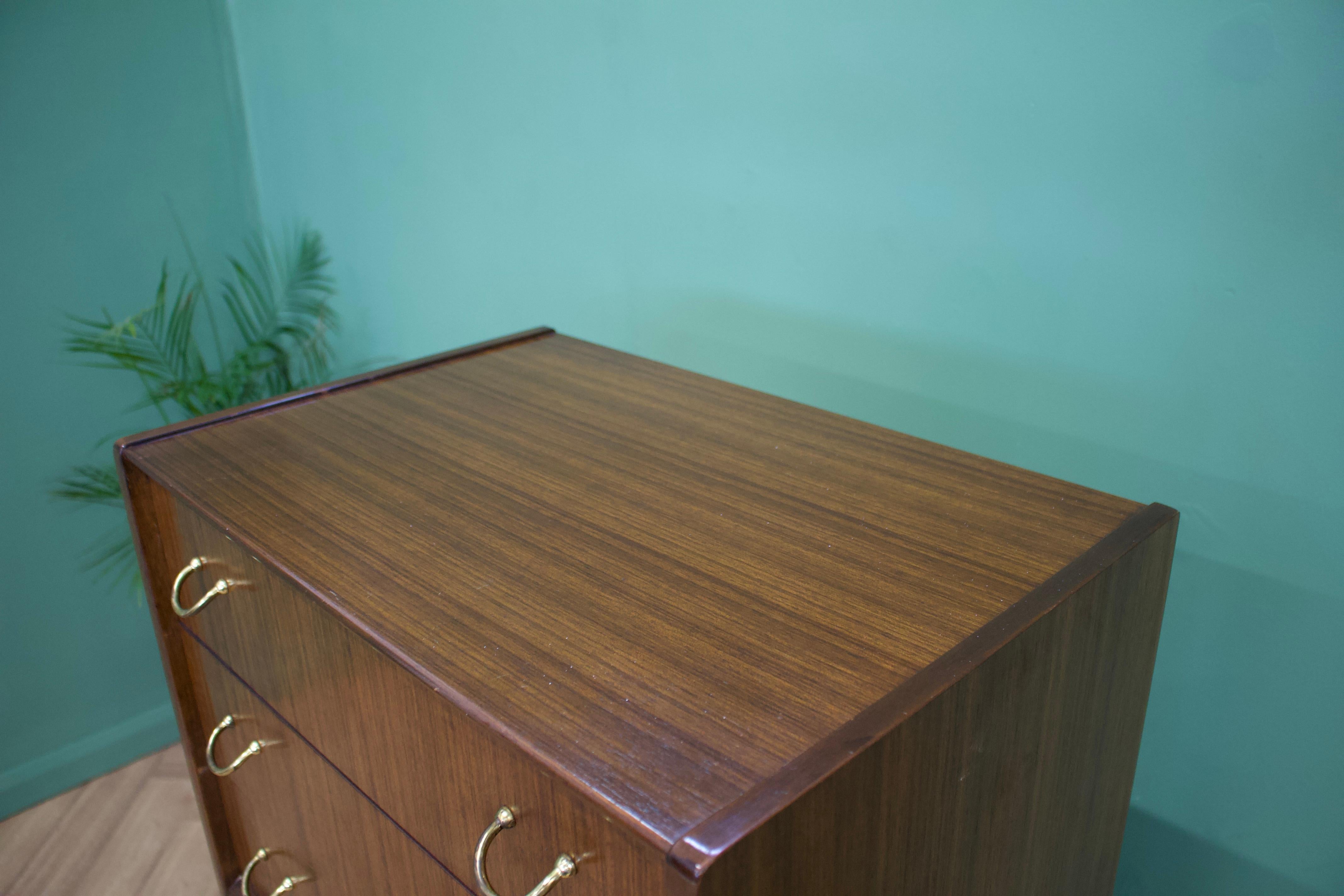 Midcentury Tallboy Chest of Drawers from G Plan, 1950s In Good Condition In South Shields, GB