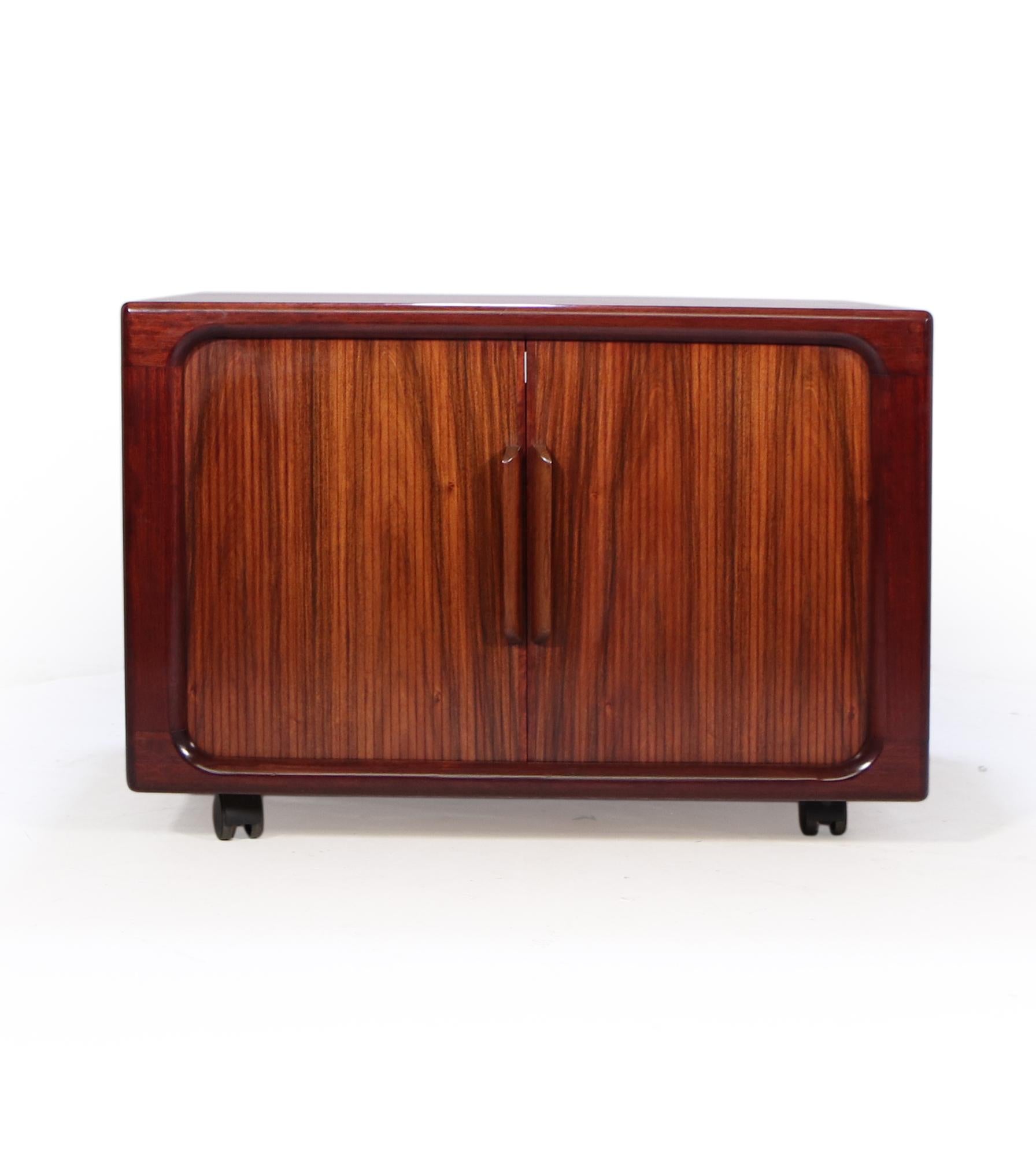Mid-Century Modern Mid Century Tambour Door Sideboard by Dyrlund
