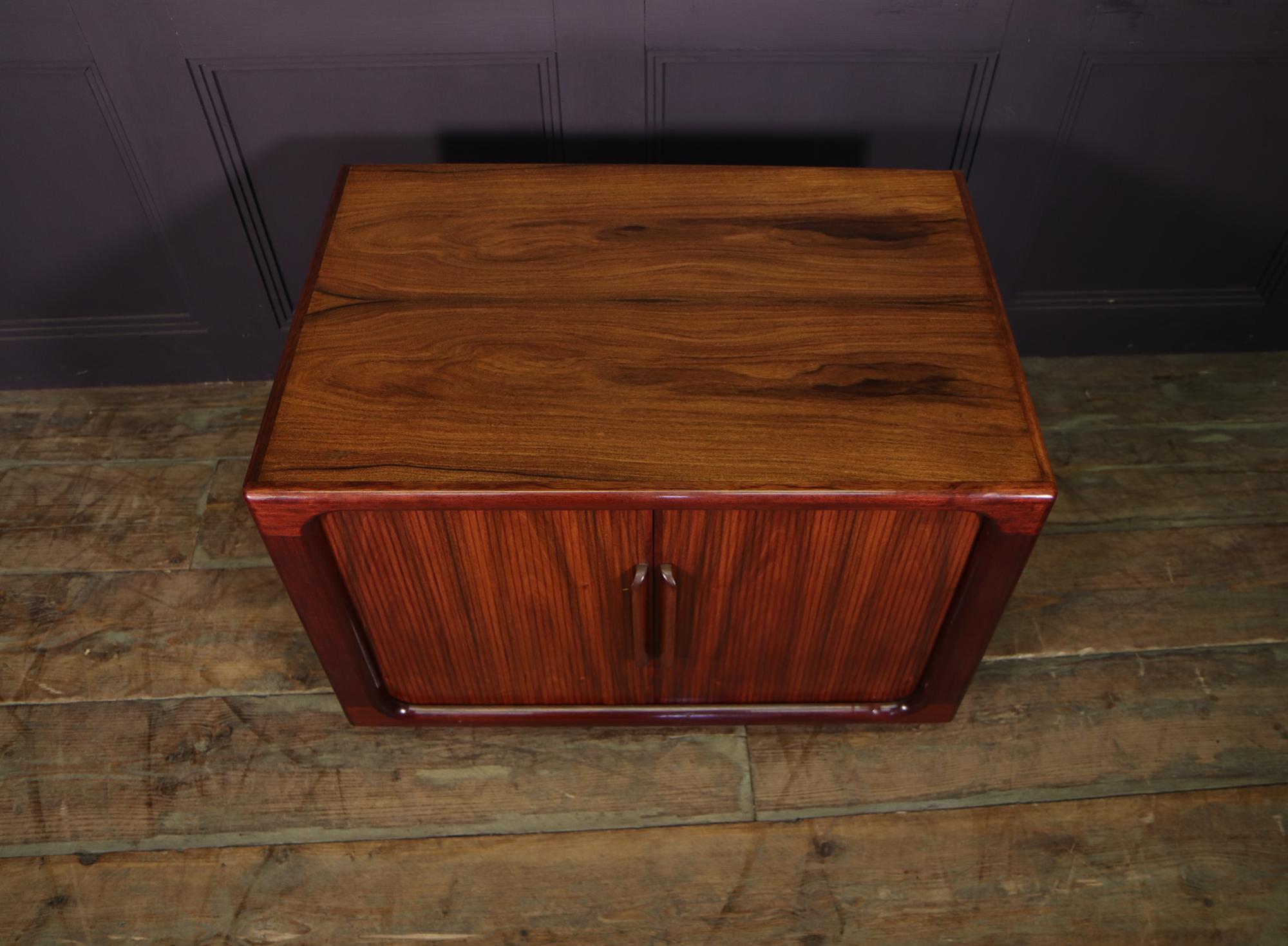 Mid Century Tambour Door Sideboard by Dyrlund In Excellent Condition In Paddock Wood Tonbridge, GB