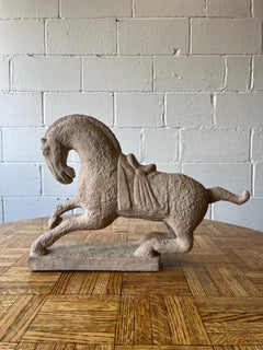 Mid Century Tang-Dynasty Horse Sculpture Austin Productions 1961