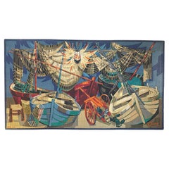 Mid-Century Tapestry by Robert Debieve for Corot, France 1960s