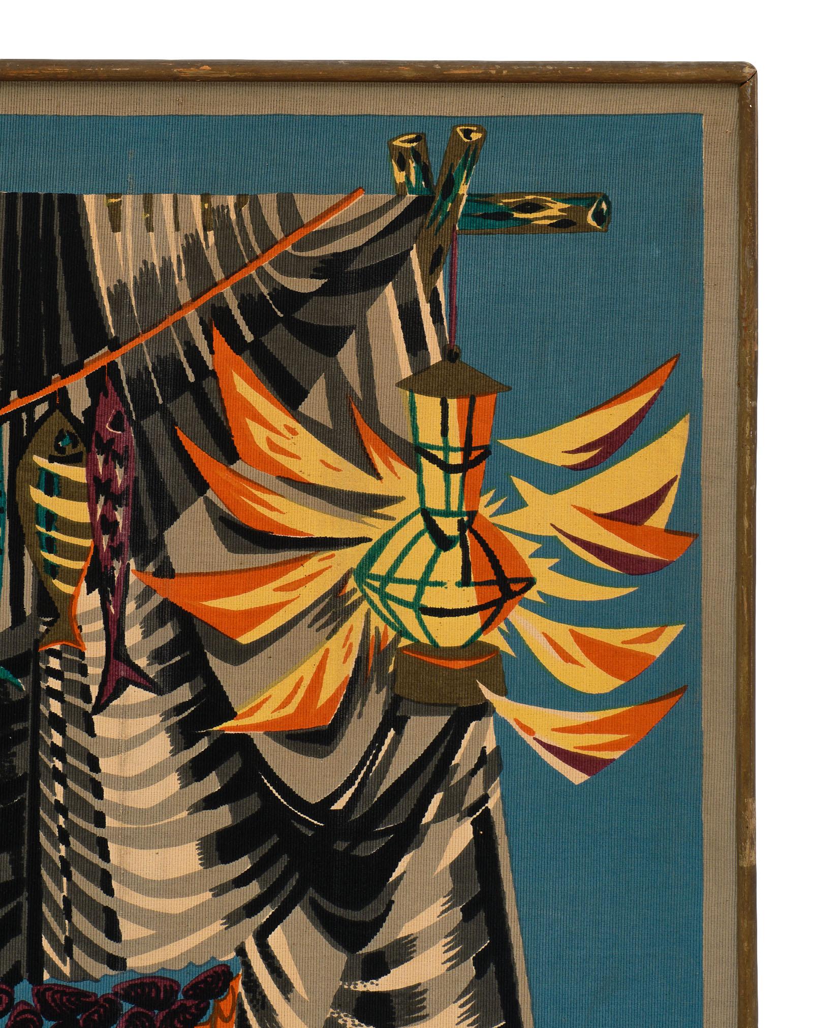 mid century tapestry