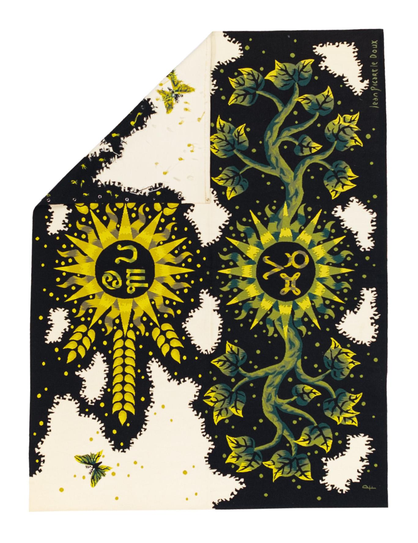 Mid Century Tapestry Signed Jean Picard Le Doux 4’10