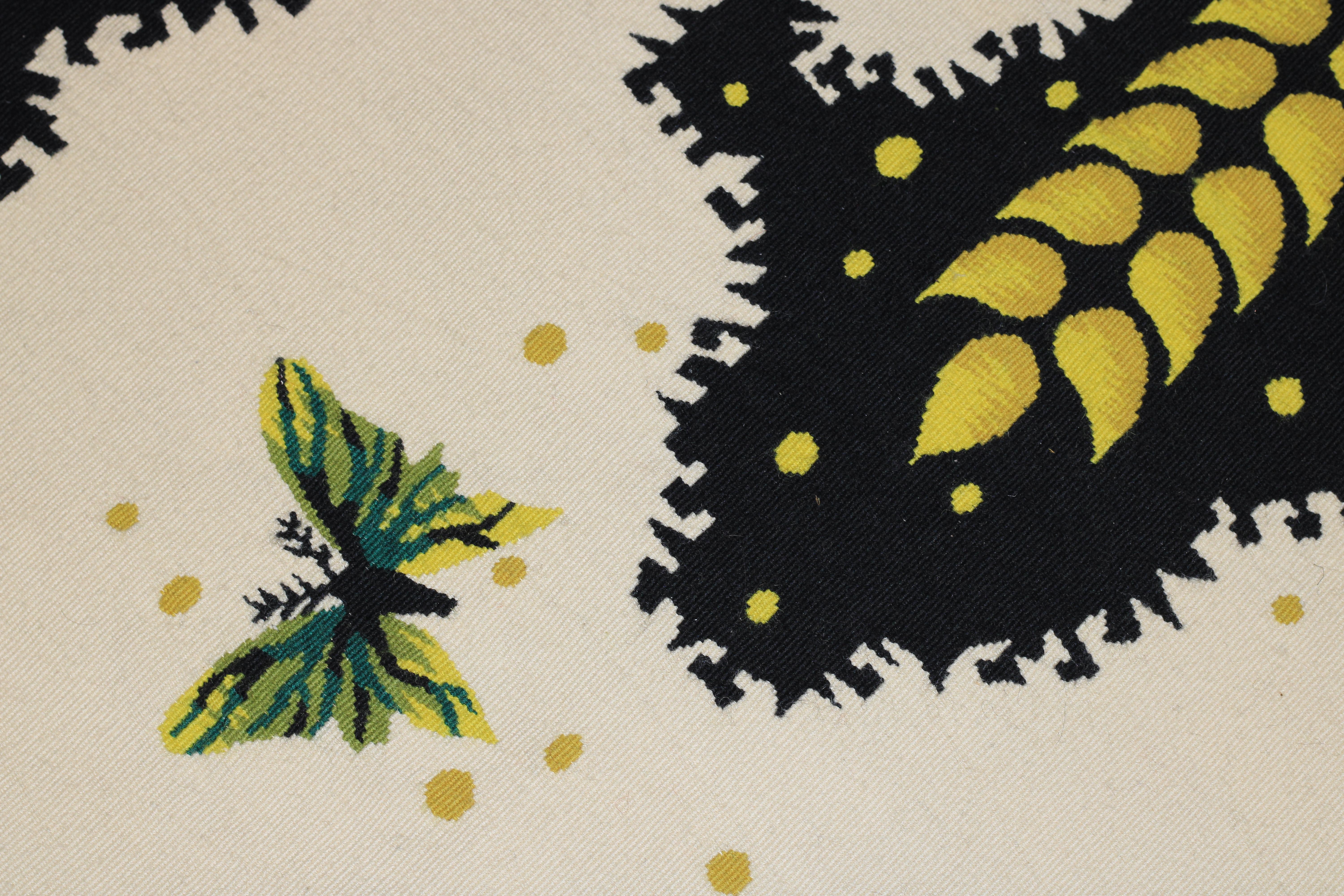 Mid Century Tapestry Signed Jean Picard Le Doux 4’10