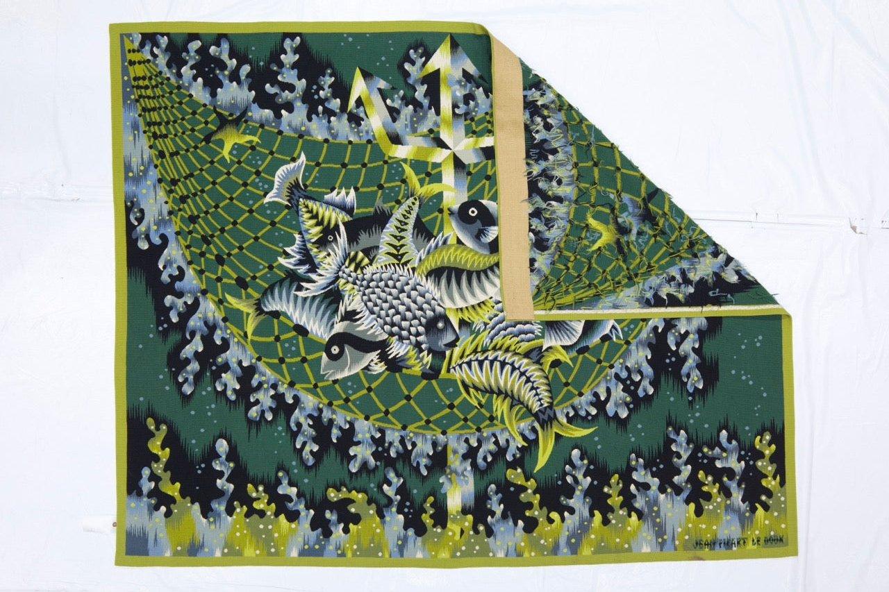 Mid Century Tapestry Signed Jean Picard Le Doux 5'5
