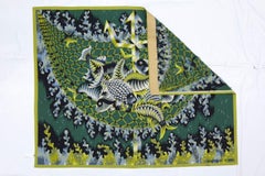 Mid Century Tapestry Signed Jean Picard Le Doux 5'5" x 6'9"