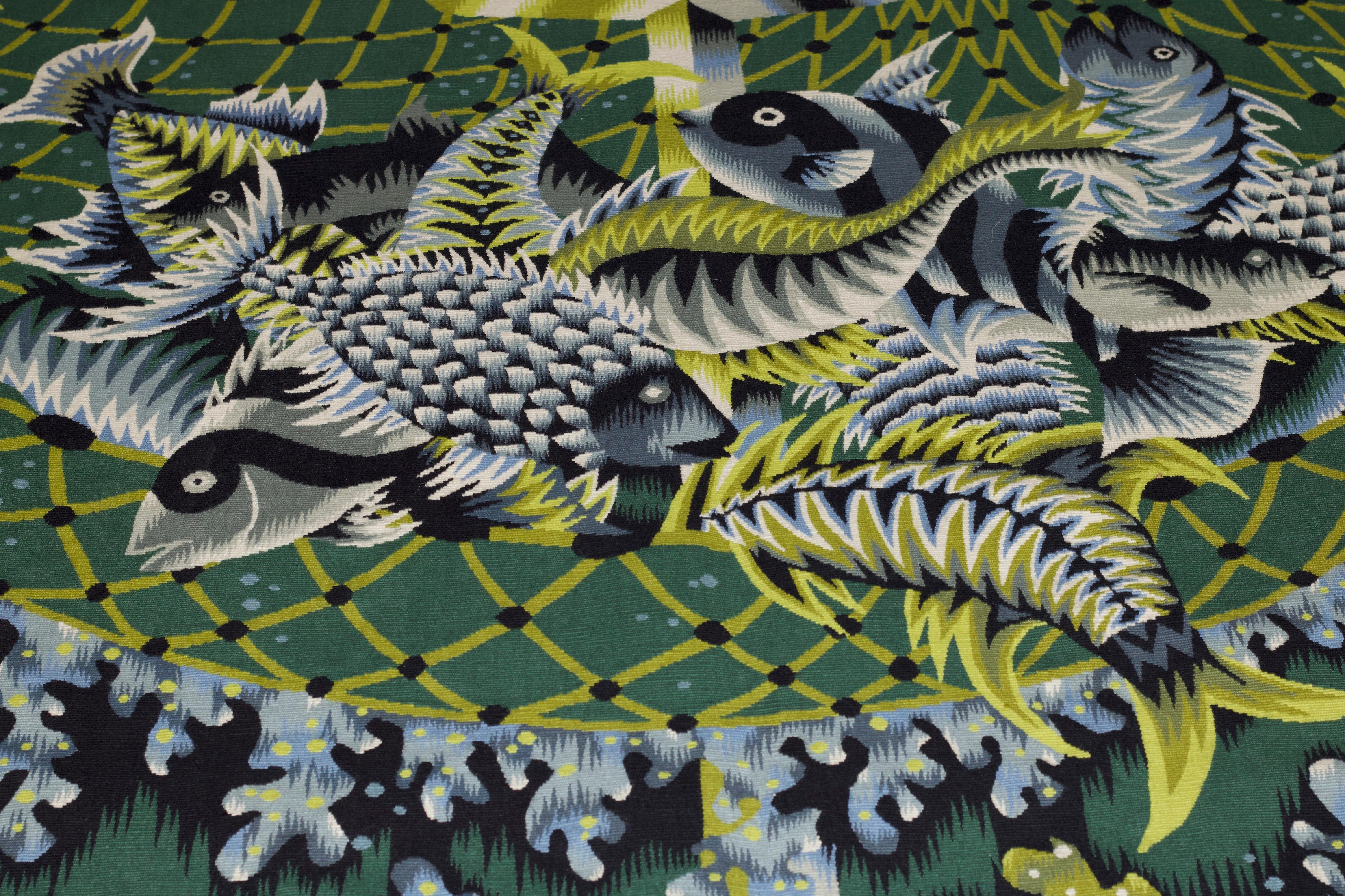 Mid Century Tapestry Signed Jean Picard Le Doux 5'5