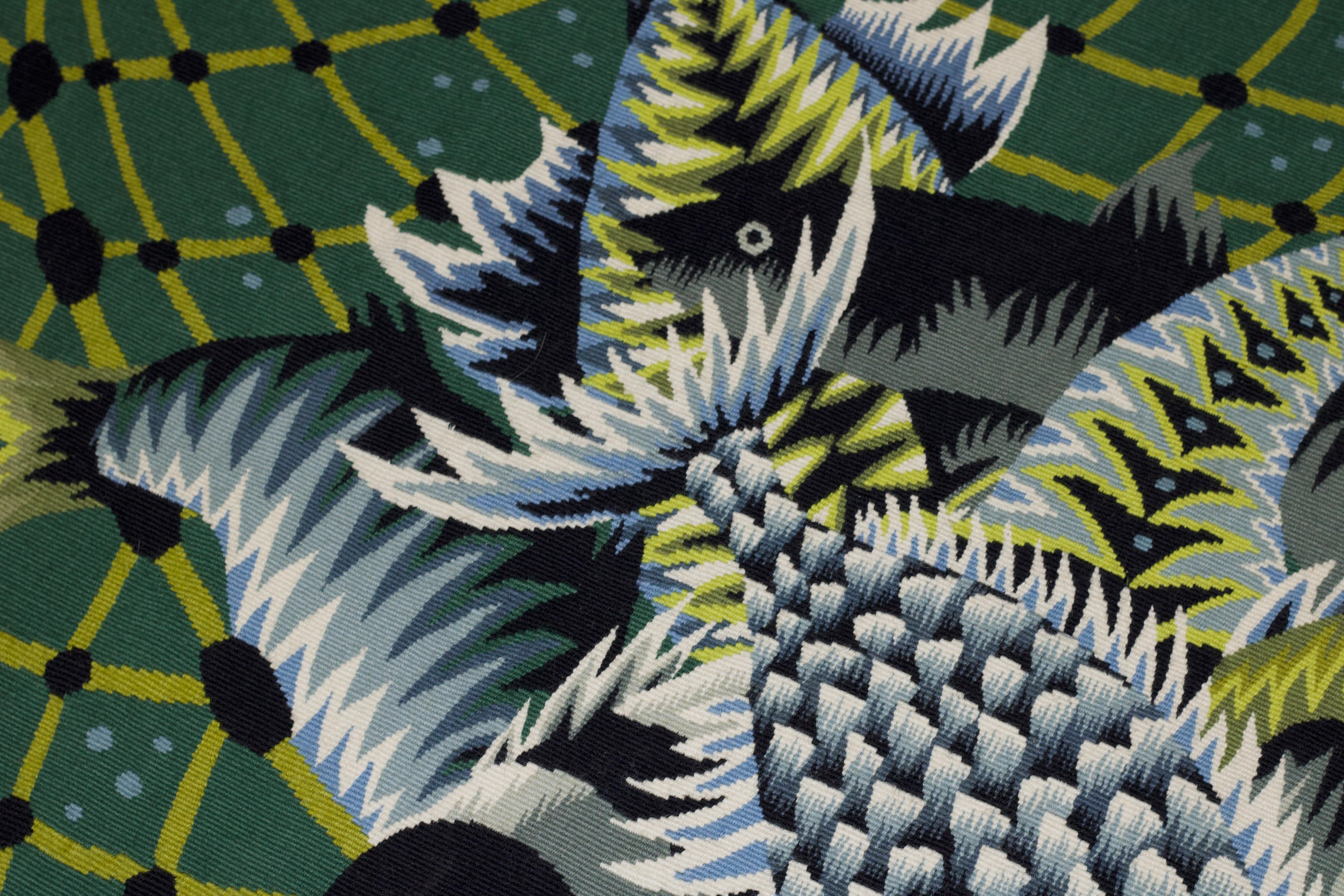 Mid Century Tapestry Signed Jean Picard Le Doux 5'5