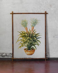 Tapestry with rush structure, 1980s