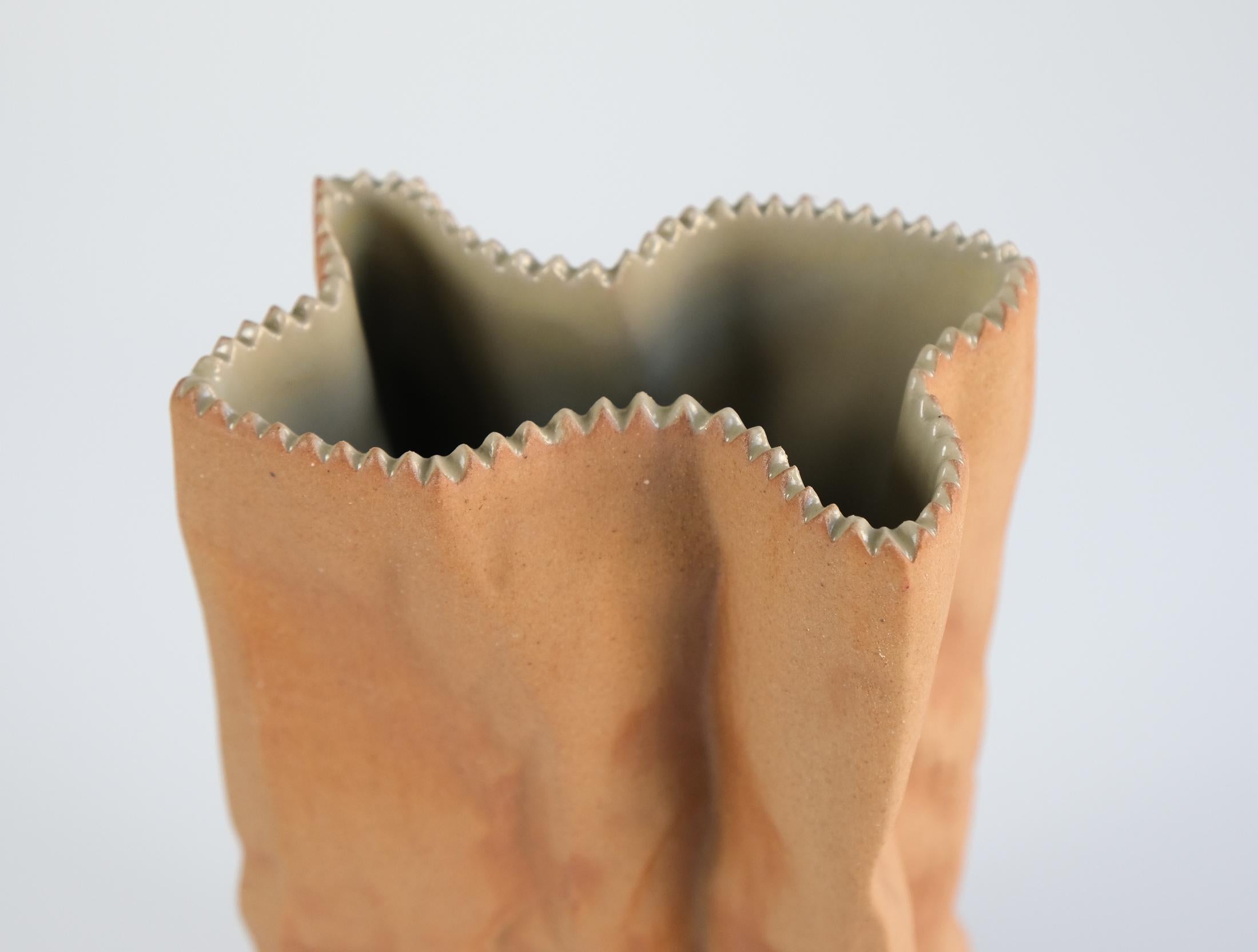 Ceramic Mid-Century Tapio Wirkkala “Paper Bag