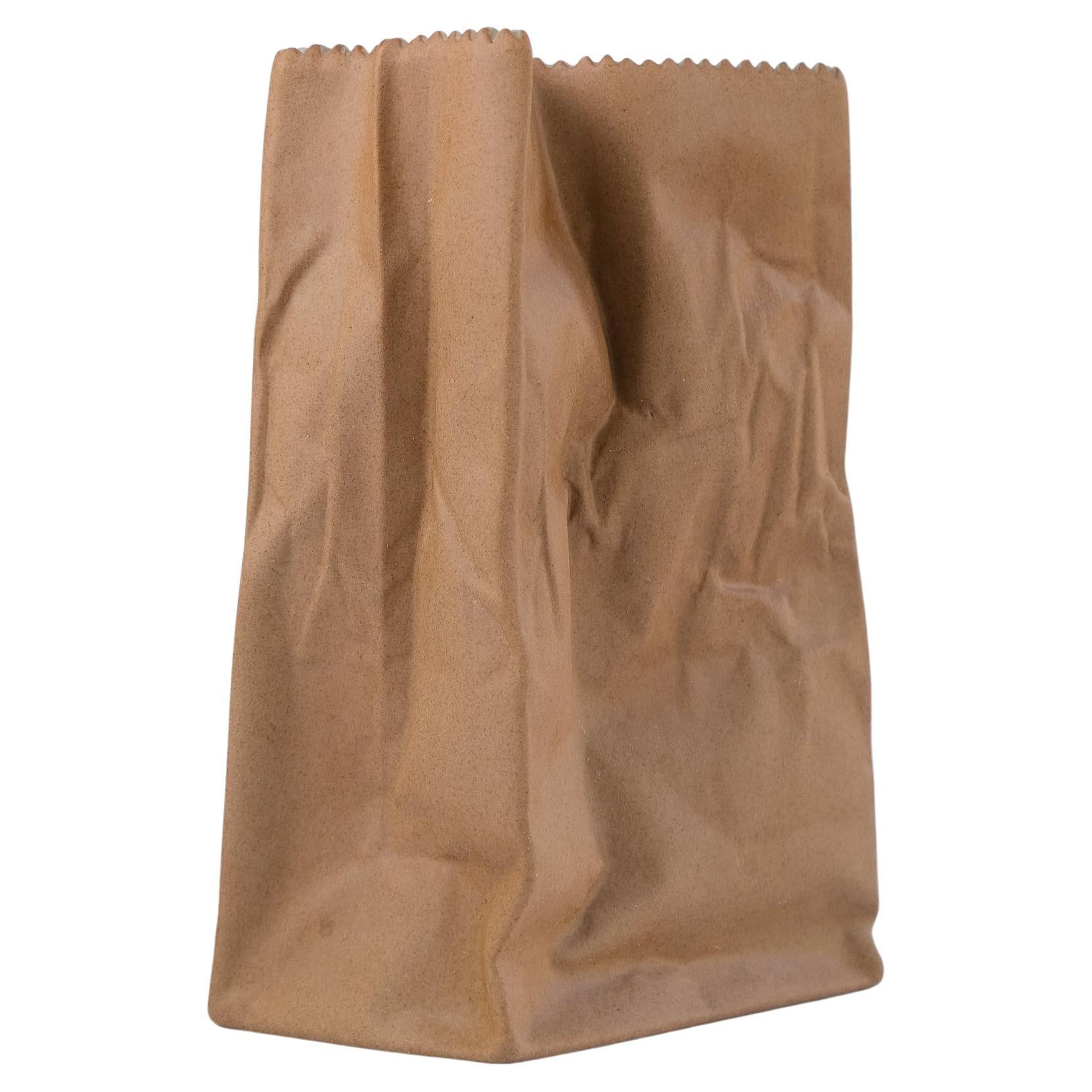 Mid-Century Tapio Wirkkala “Paper Bag" Vase For Rosenthal, Germany c.1970s For Sale