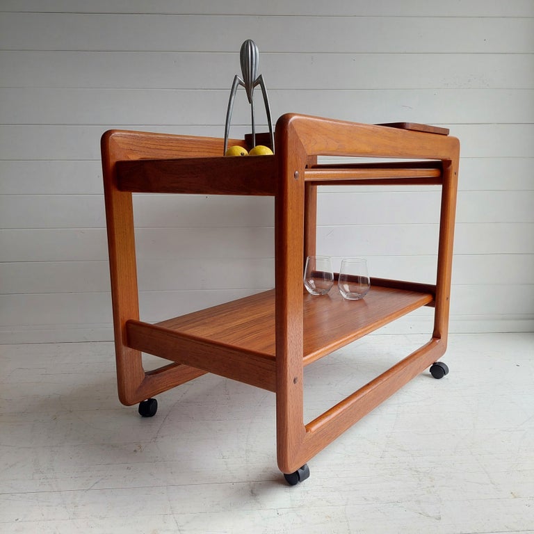 Mid Century Tarm Stole Og Møbelfabrik Danish Modern Teak Bar Cart ...