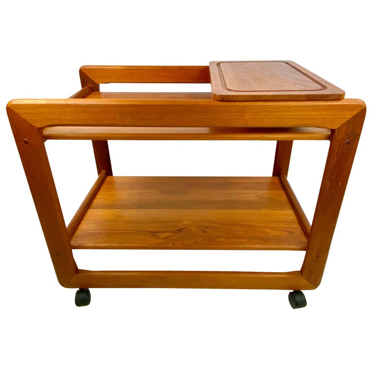 Midcentury Tarm Stole Og Møbelfabrik Modern Teak For Sale at 1stDibs | sewing table bar cart, tarm stole og