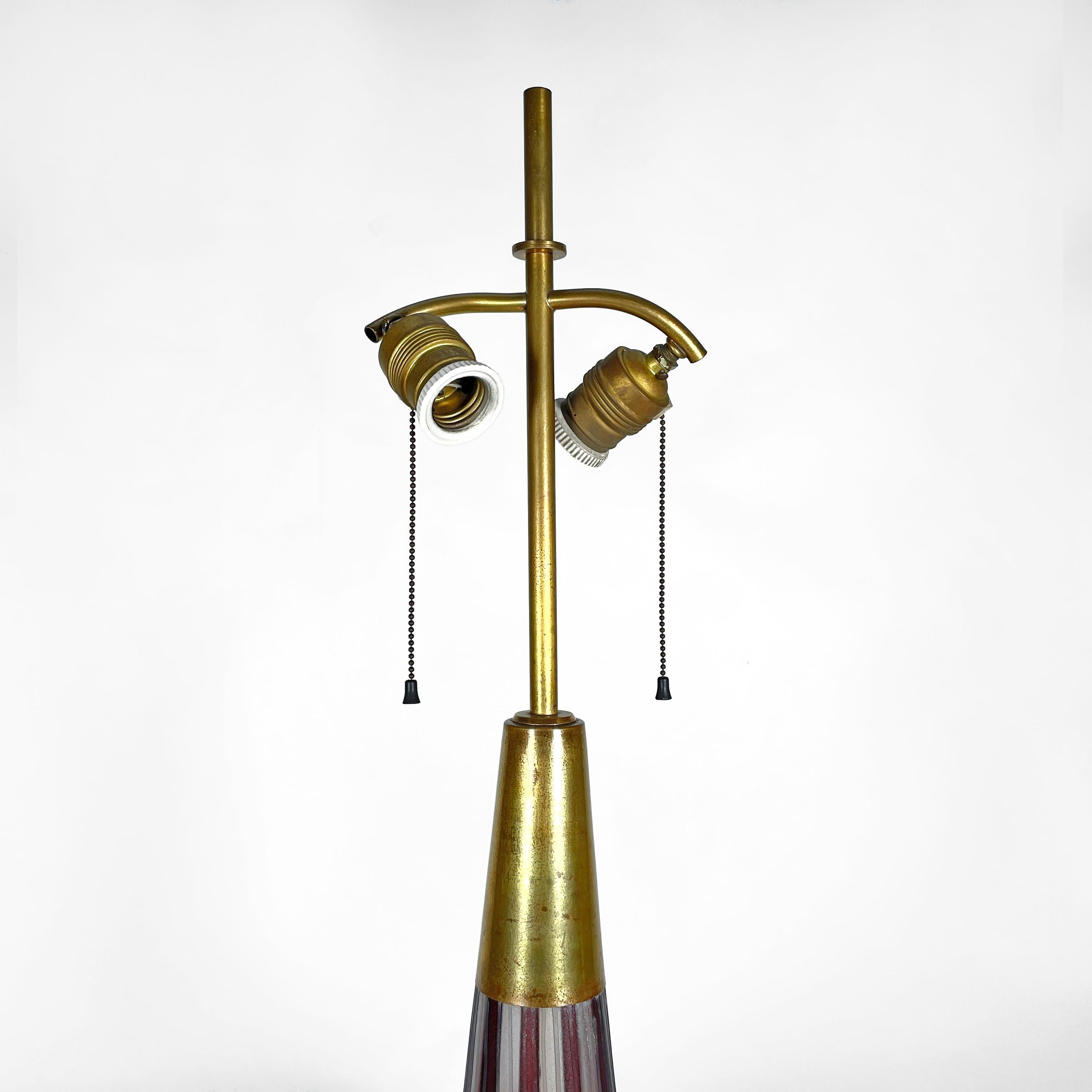 Lampe de table Tea Morosati du milieu du siècle par Stilnovo et Barovier&Toso, Italie en vente 1