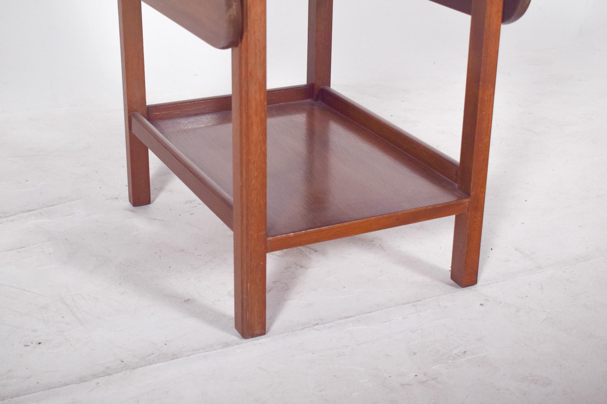 Mid Century Tea Trolley with Flaps In Good Condition For Sale In Lisboa, Lisboa