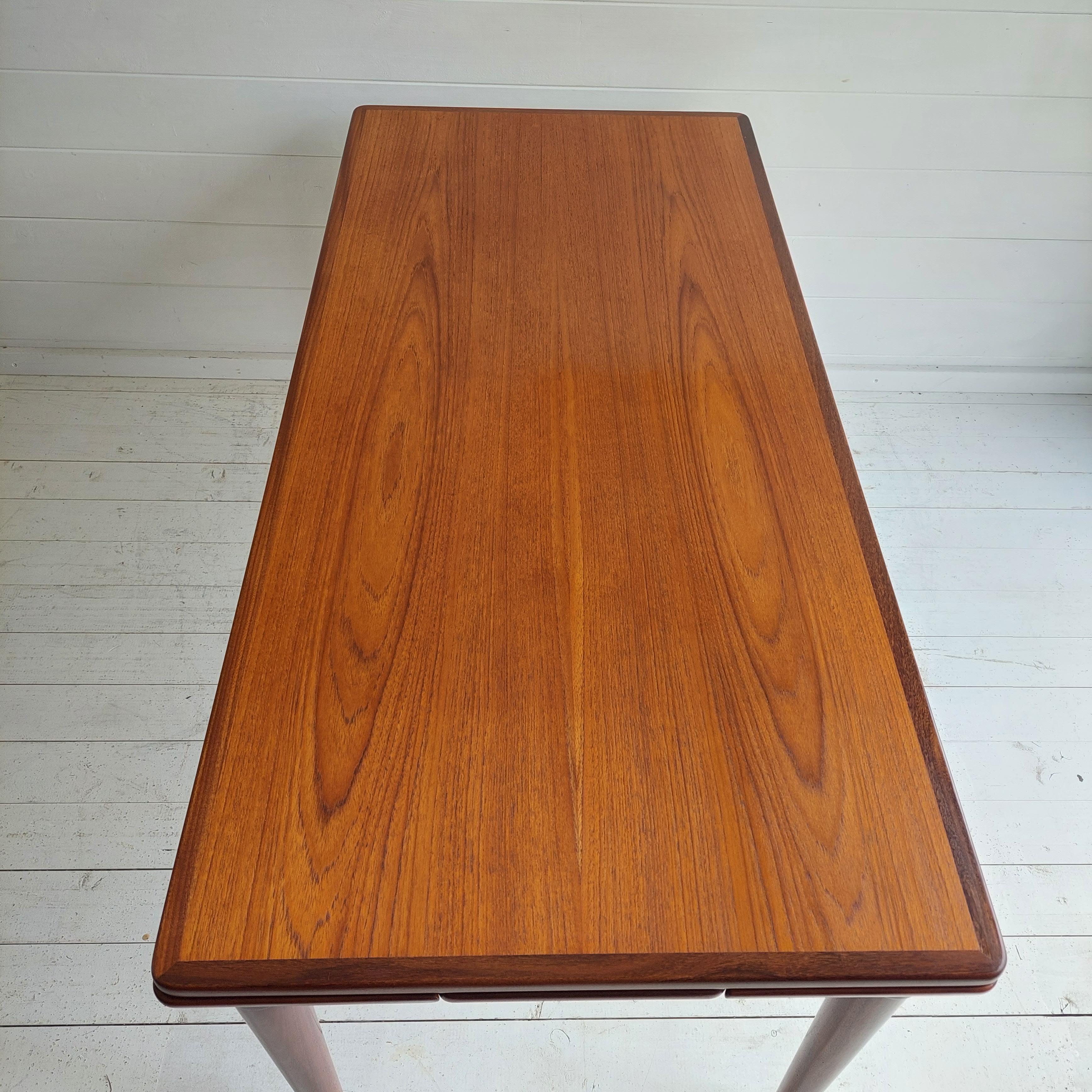 Mid Century Teak, Afromosia Danish Extendable Coffee Tale  B. C. Møbler, Denmark 7