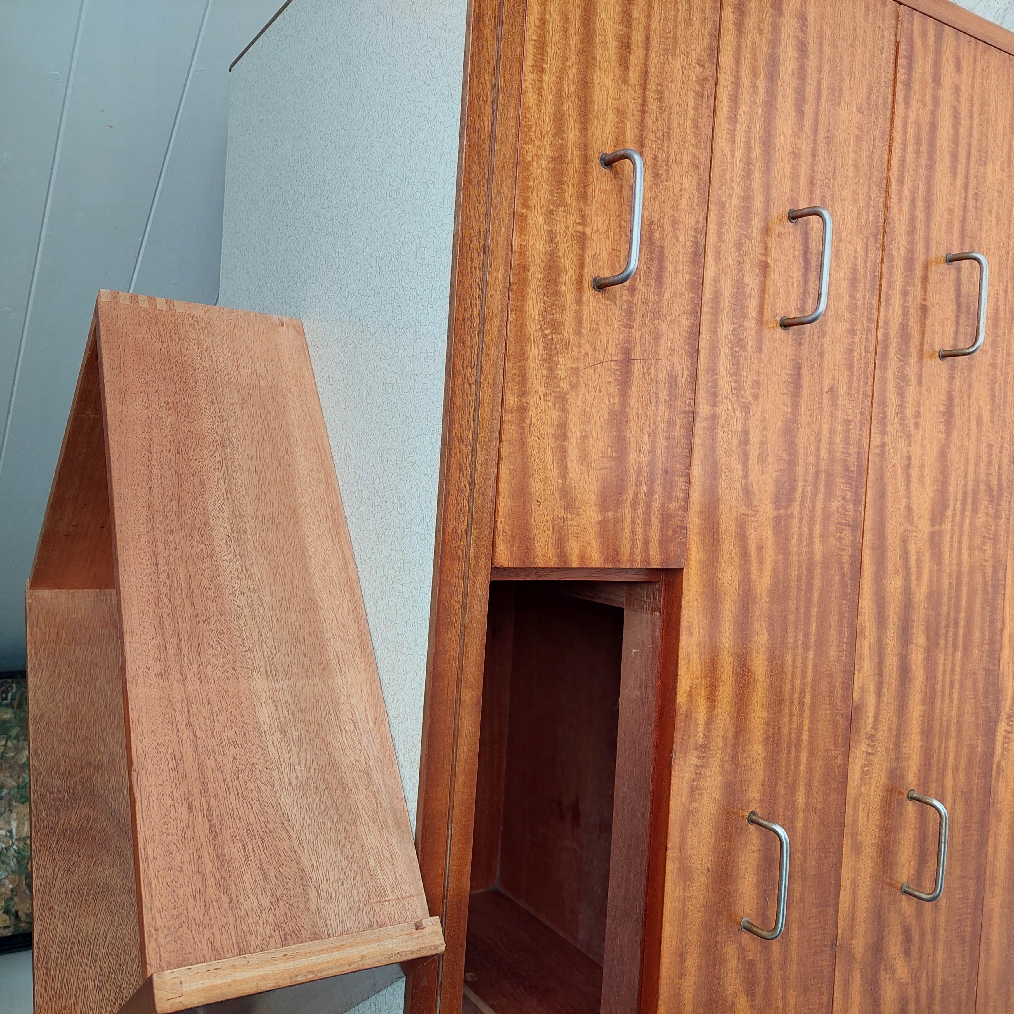 Mid Century Teak and Formica chest of drawers Remploy Vintage military 50s 60s 5