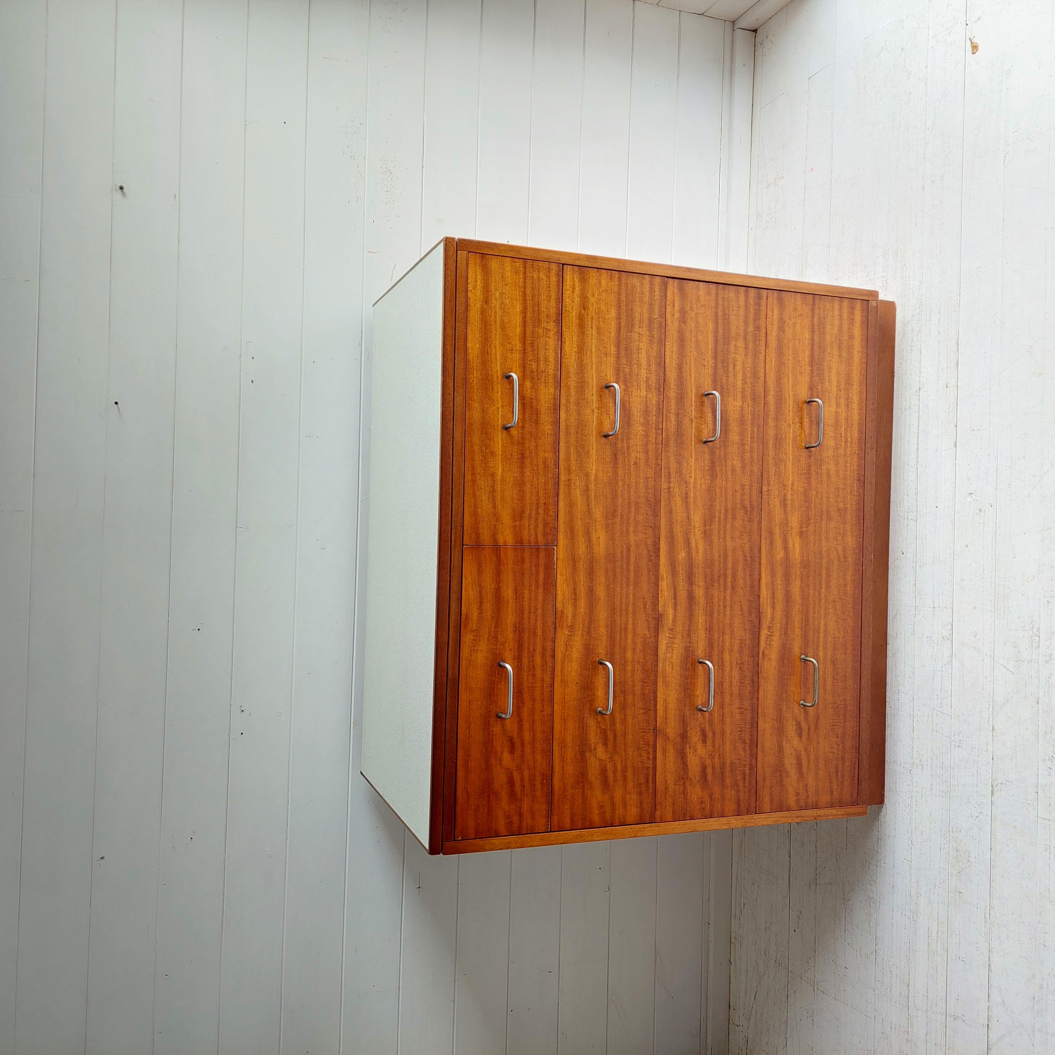 Mid-Century Modern Mid Century Teak and Formica chest of drawers Remploy Vintage military 50s 60s
