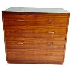Mid Century Teak and Formica chest of drawers Remploy Vintage military 50s 60s