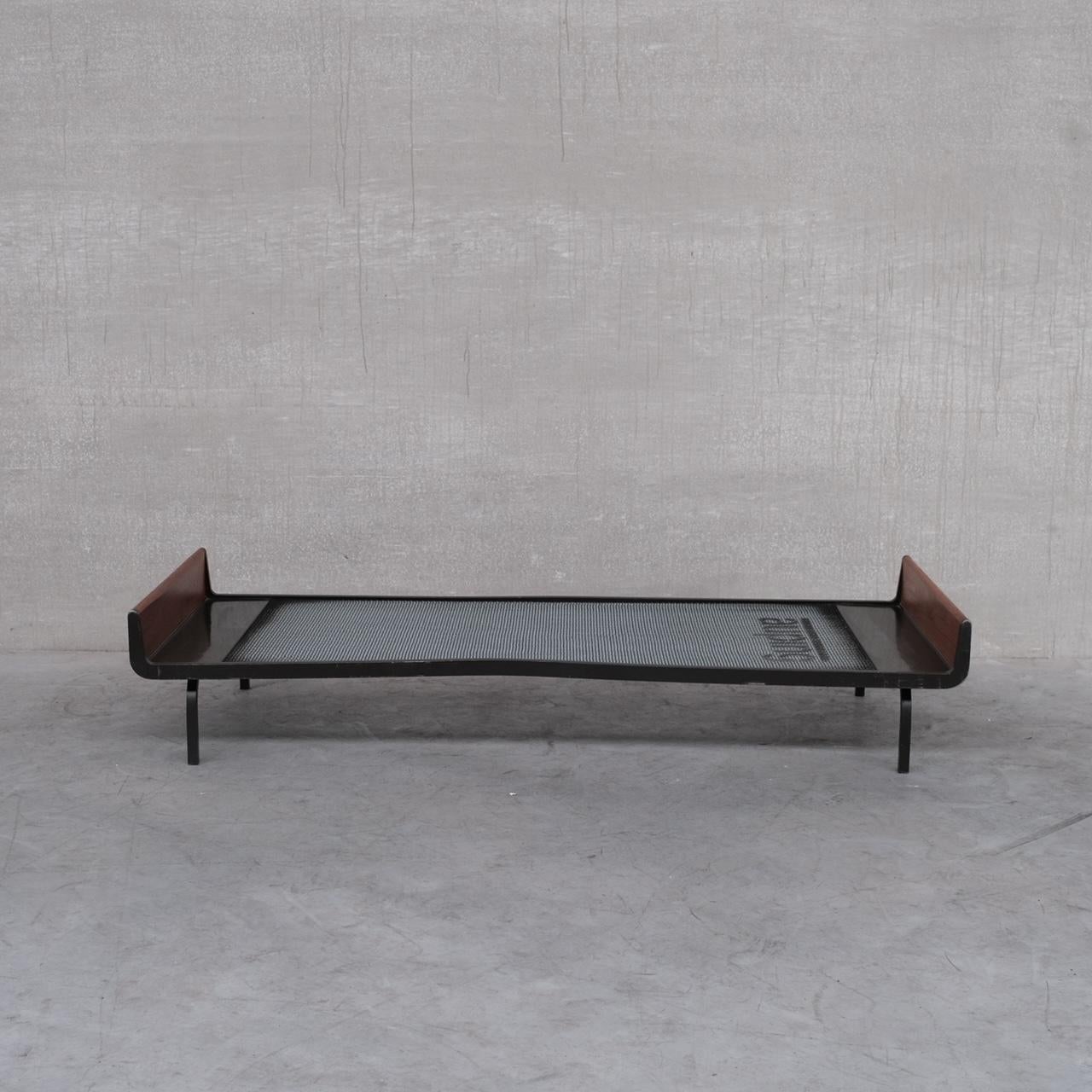 Mid-Century Teak and Metal Friso Kramer Day Bed for Auping 5