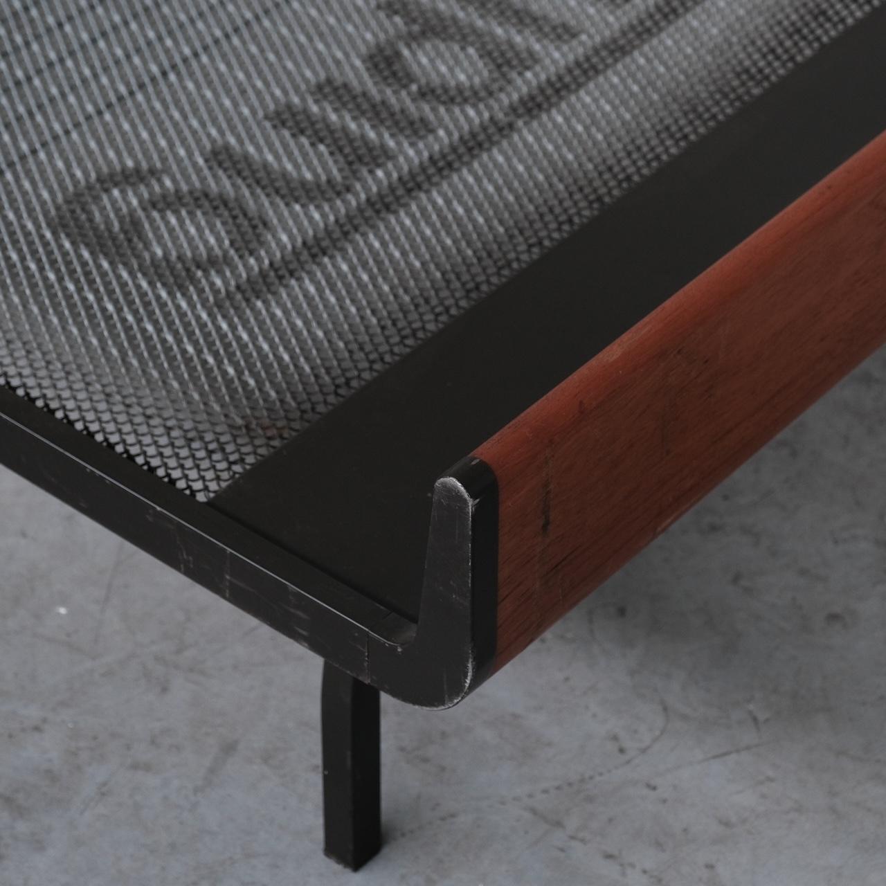 Mid-Century Teak and Metal Friso Kramer Day Bed for Auping 3