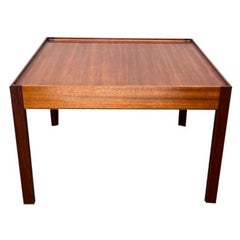 Couch-Beistelltisch aus Teak- und Nussbaumholz, 1960er Jahre
