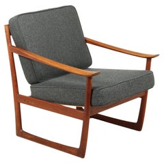 Mid Century Teak Armchair by Peter Hvidt