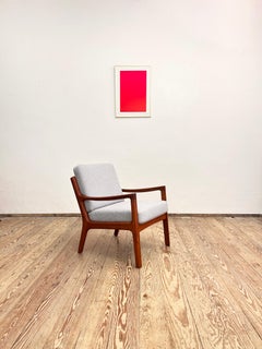Teakholzsessel aus der Mitte des Jahrhunderts, dänisches Design von Ole Wanscher für France & Søn, 1950er Jahre