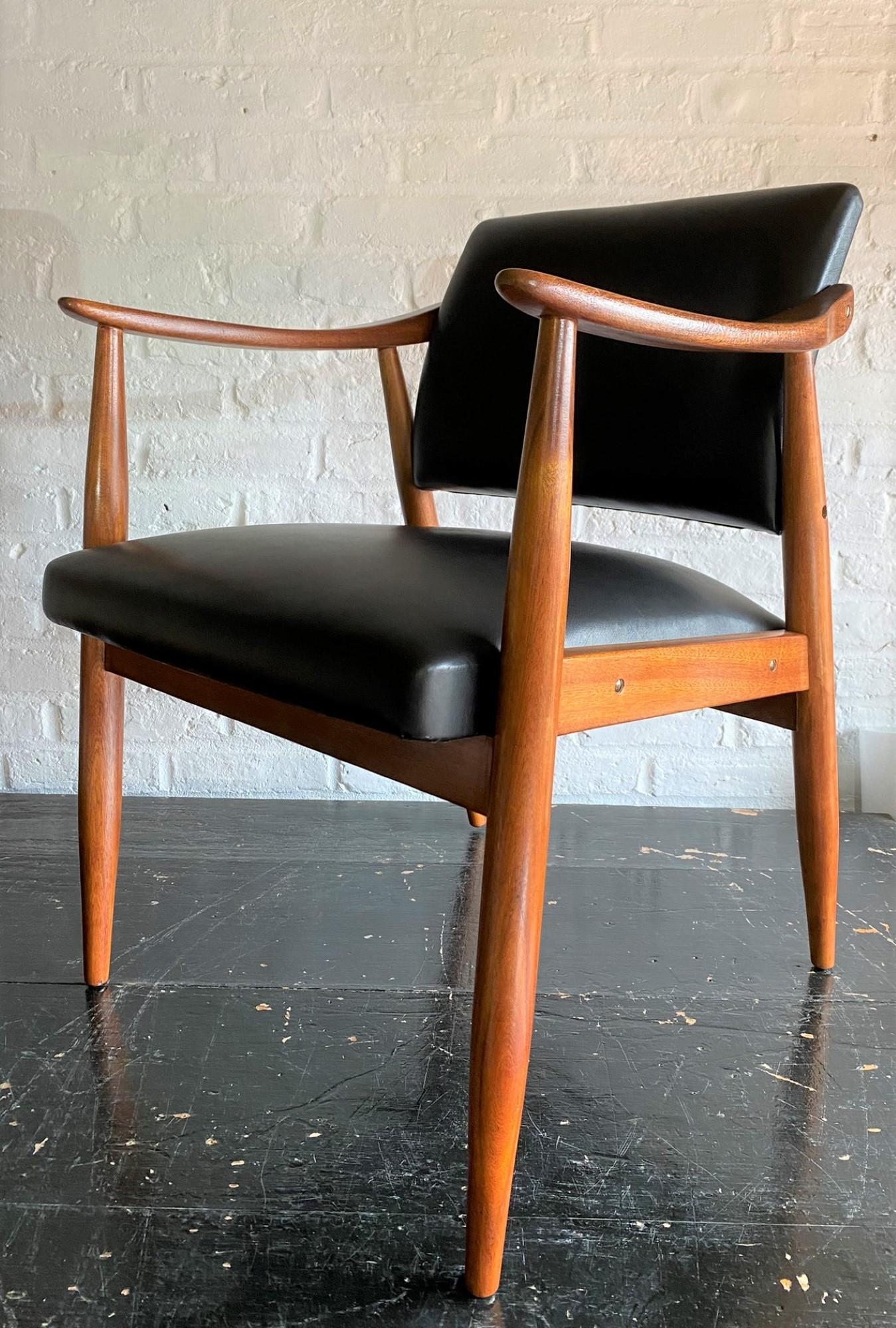 Midcentury Teak Armchair, Scandinavian, 1960s For Sale 5