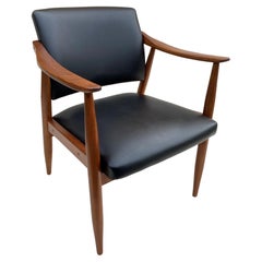 Fauteuil en teck du milieu du siècle, Scandinavie, années 1960