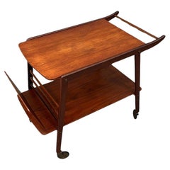 Mid-Century Teak Bar Cart