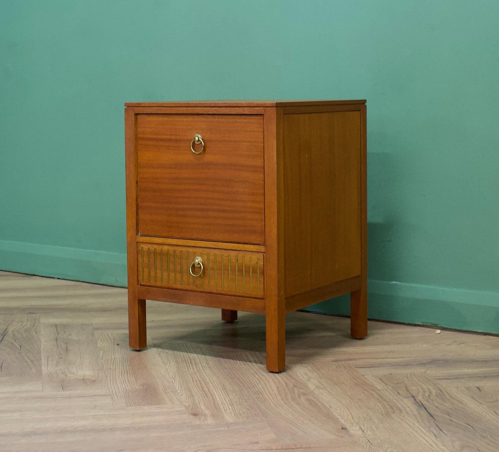 British Mid-Century Teak Bedside Tables from Loughborough, 1950s
