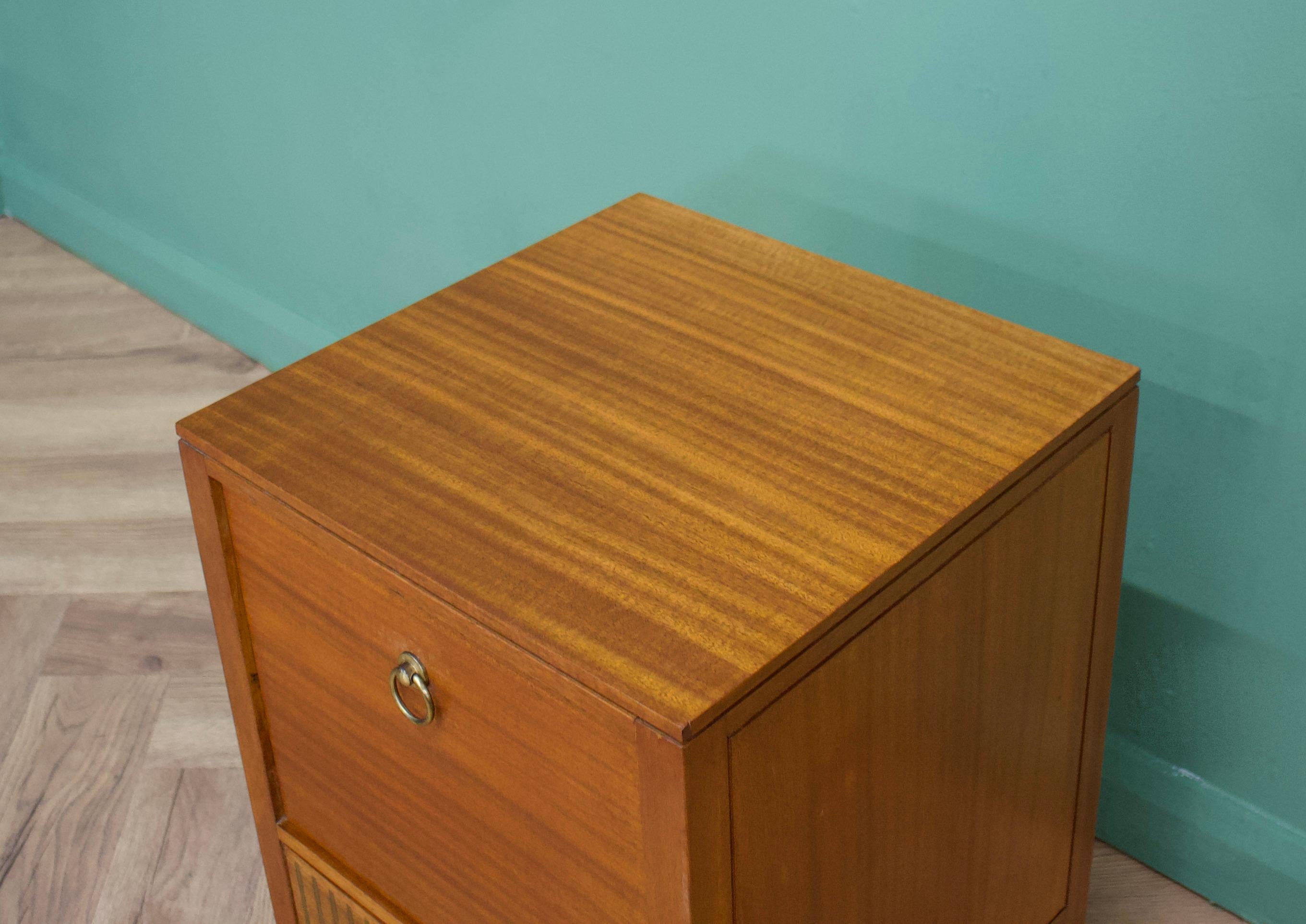 Mid-Century Teak Bedside Tables from Loughborough, 1950s In Good Condition In South Shields, GB