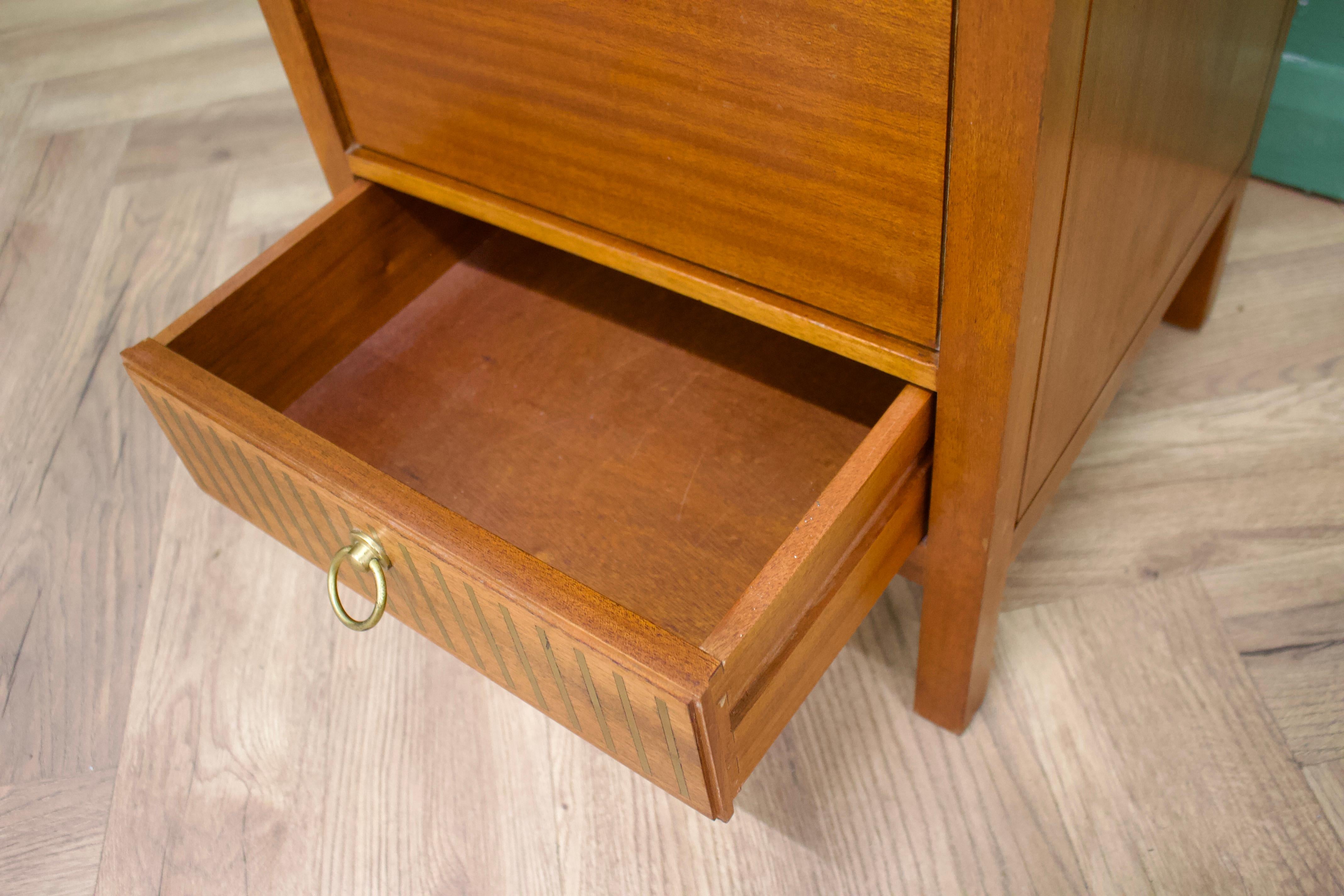 Mid-Century Teak Bedside Tables from Loughborough, 1950s 1