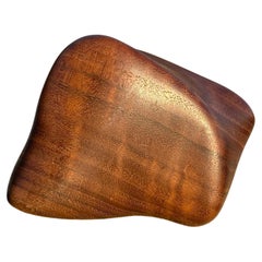 Mid Century Teak Biomorphic Abstract Sculpture