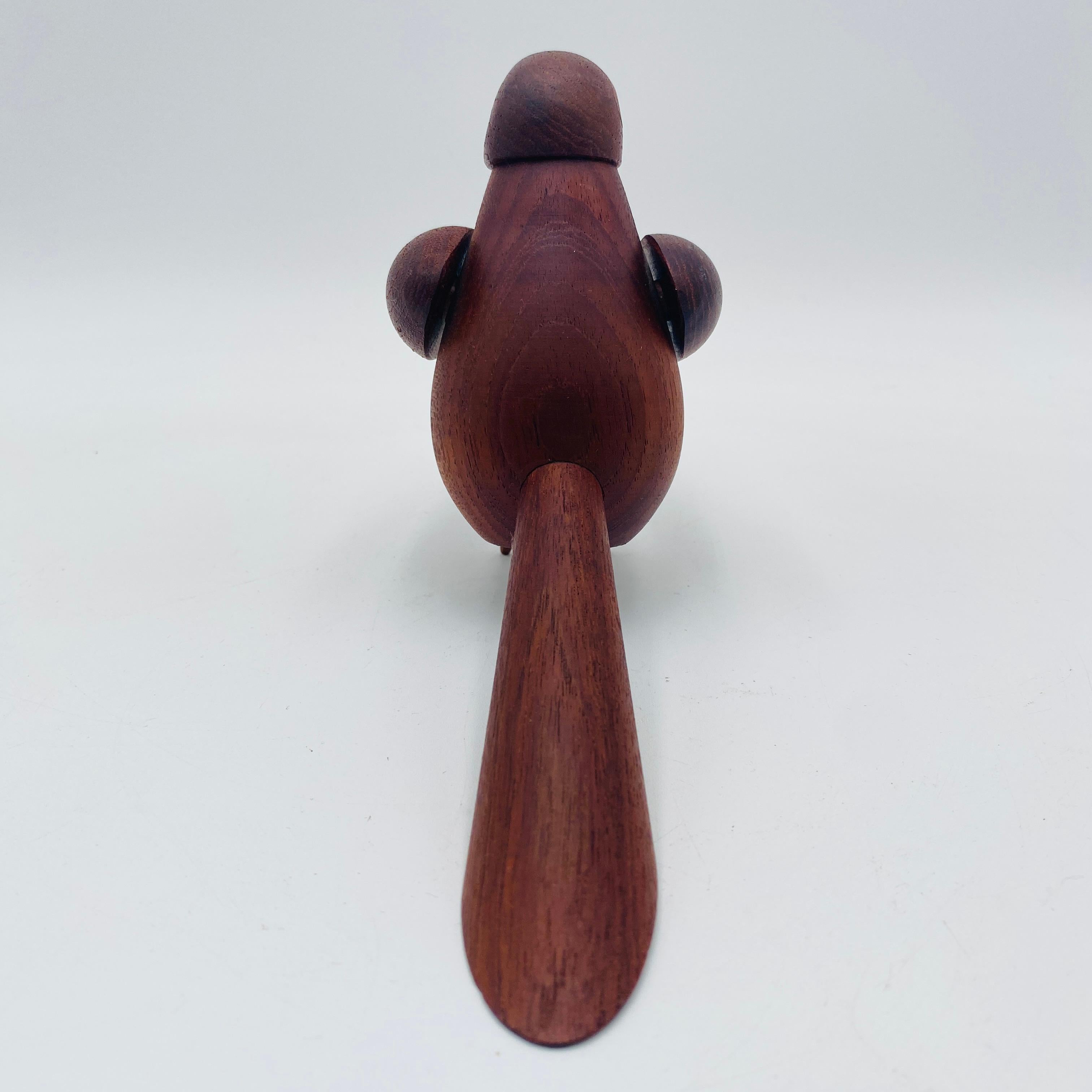 Mid Century Teak Vogel Pfeffermühle Pfeffermühle Dänemark im Angebot 3