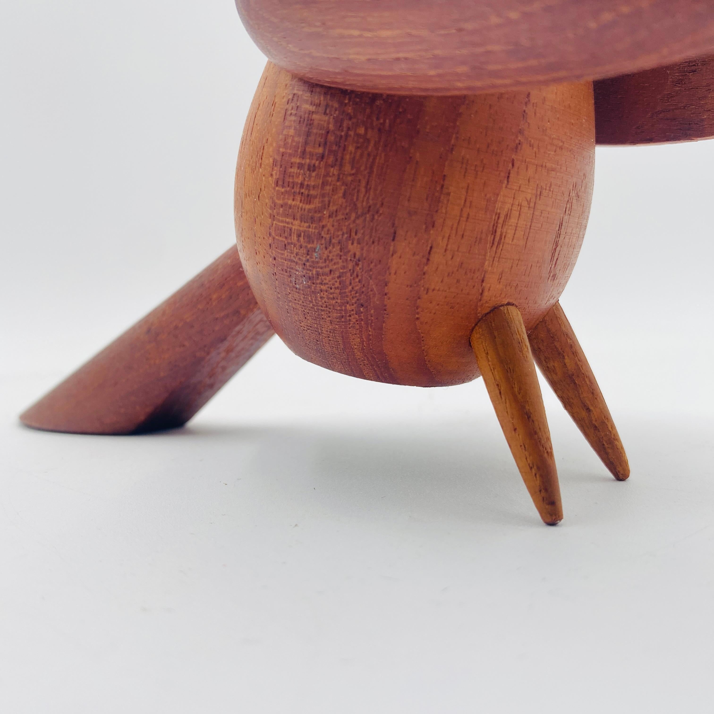 Mid Century Teak Vogel Pfeffermühle Pfeffermühle Dänemark im Angebot 5