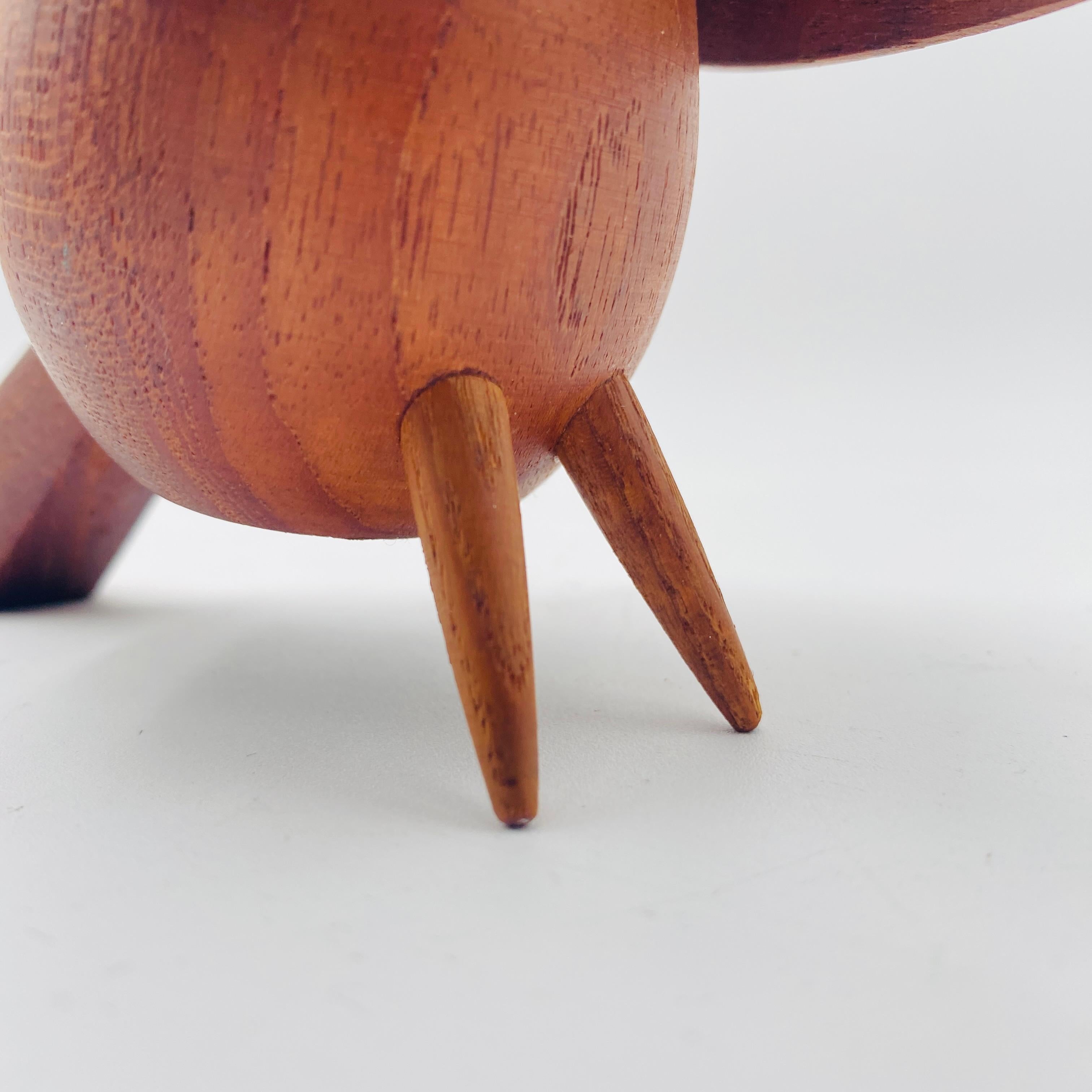 Mid Century Teak Vogel Pfeffermühle Pfeffermühle Dänemark im Angebot 6