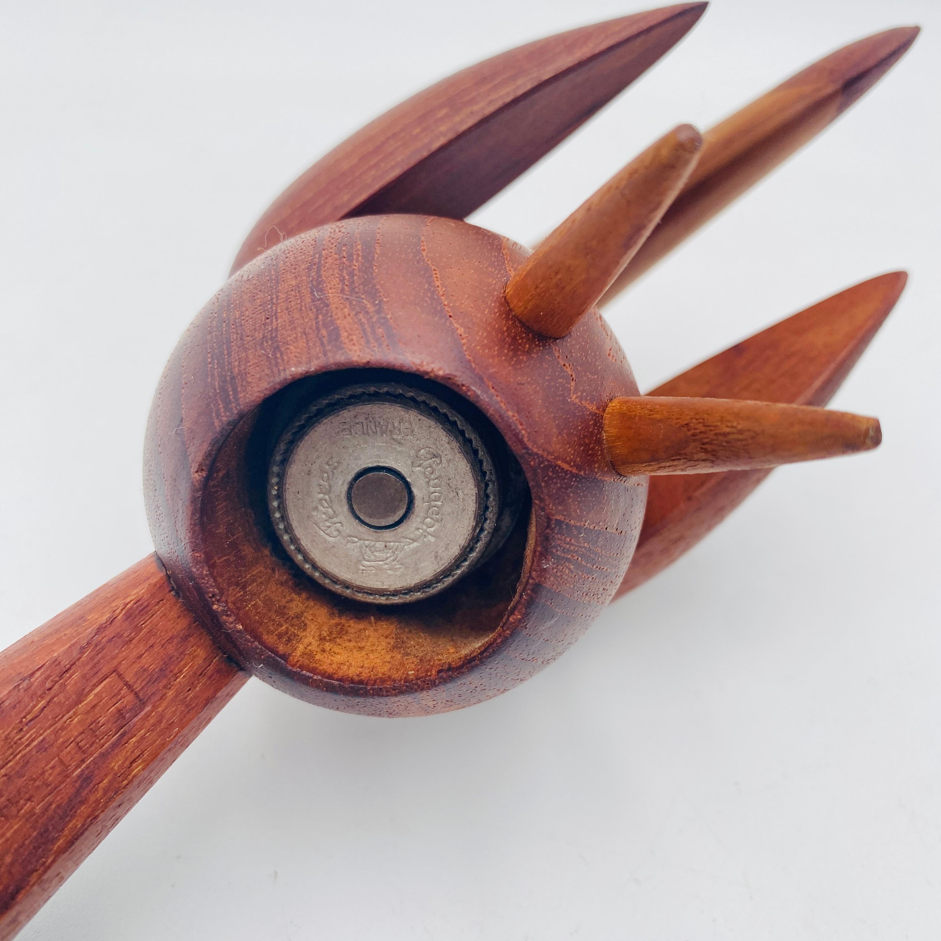 Mid Century Teak Vogel Pfeffermühle Pfeffermühle Dänemark (Mitte des 20. Jahrhunderts) im Angebot